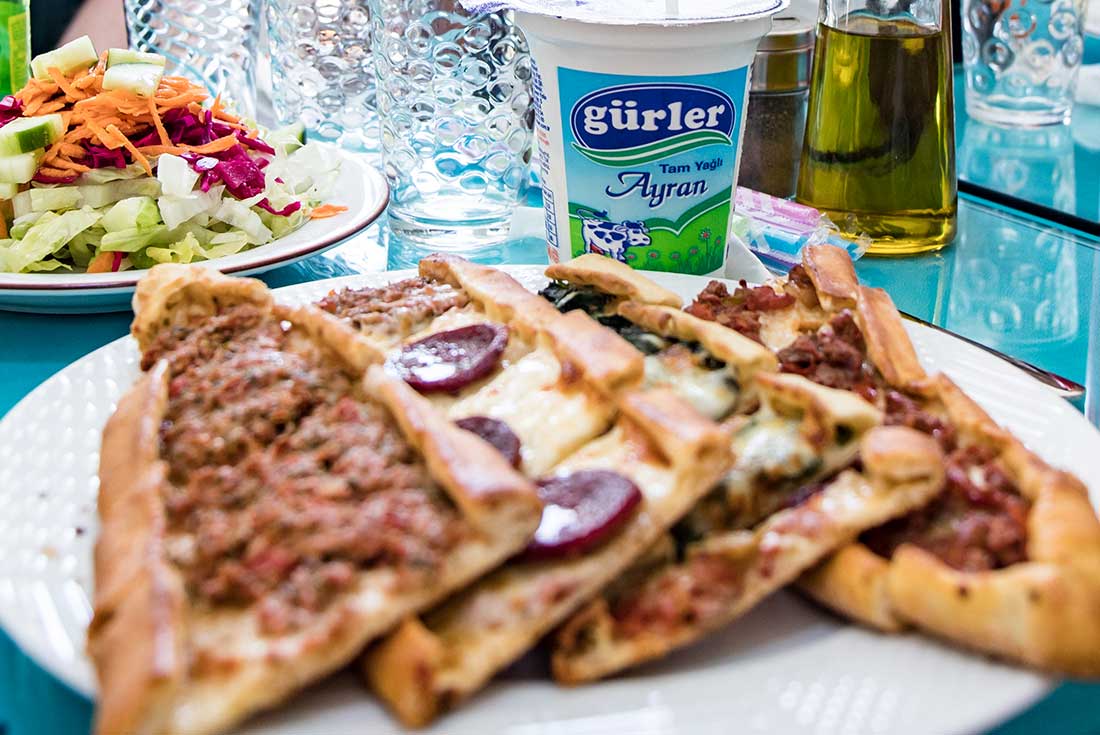 Turkey Family Holiday with Intrepid: try the local version of pizza (Pide)