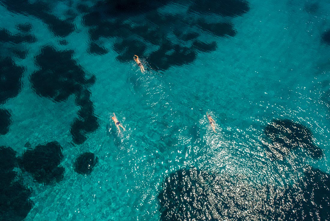 Swimming in Meganisi, Greece