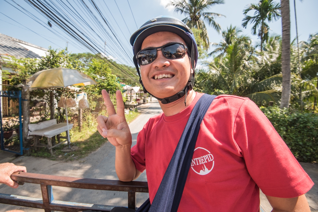 vietnam mekong ho chi minh city leader motor cart ride