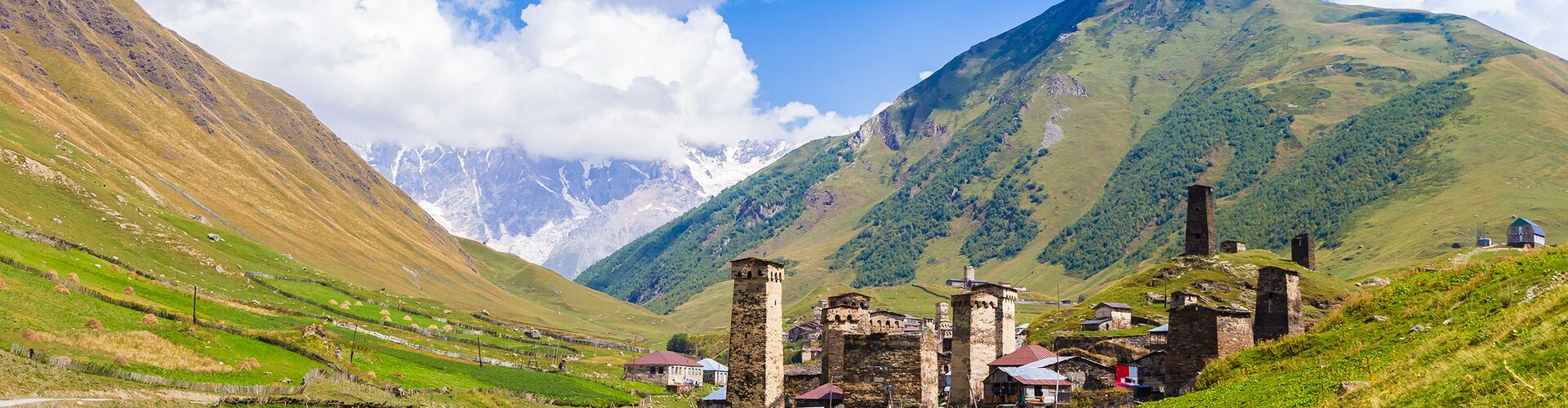 Ushguli in the Caucasus Mountains