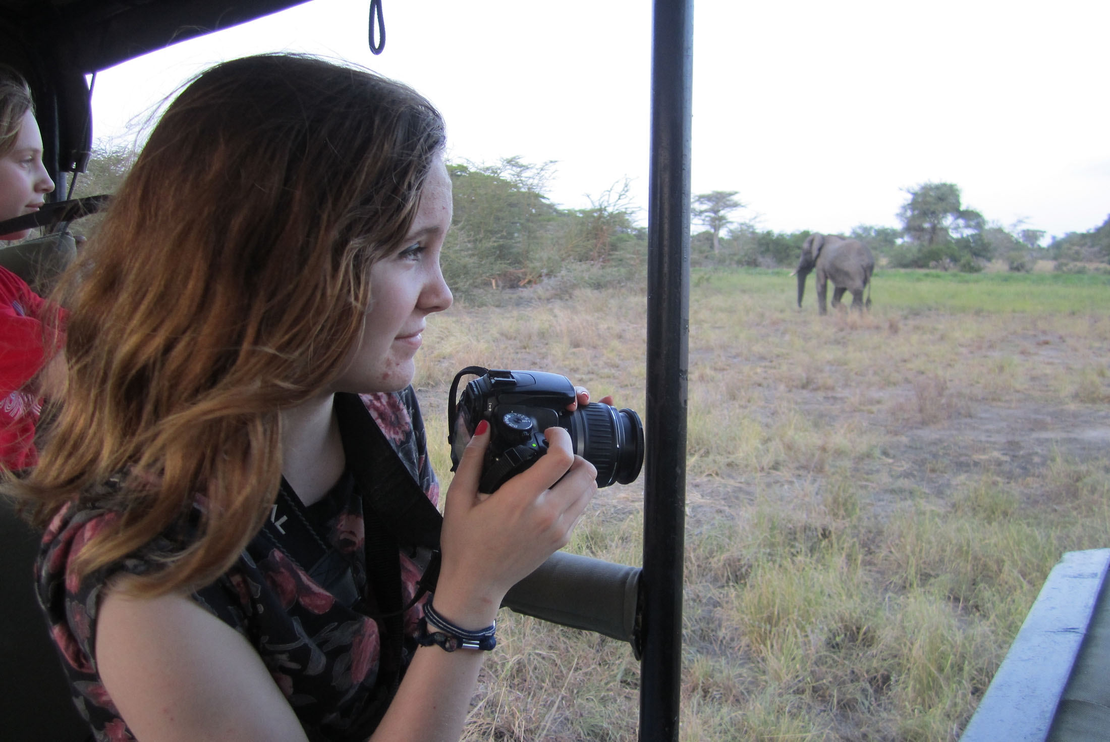 Teenager on safari, Botswana