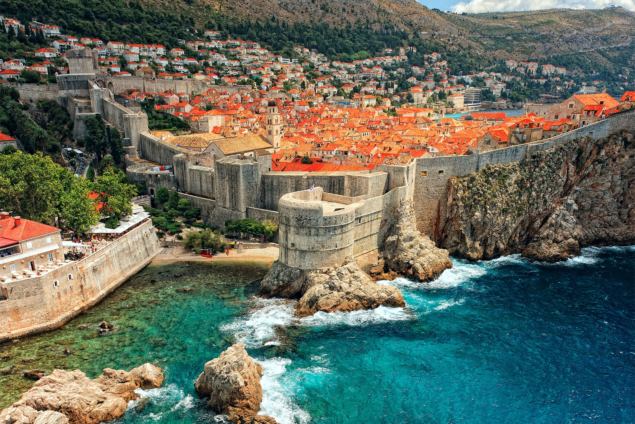 View of Old town Dubrovnik, Croatia