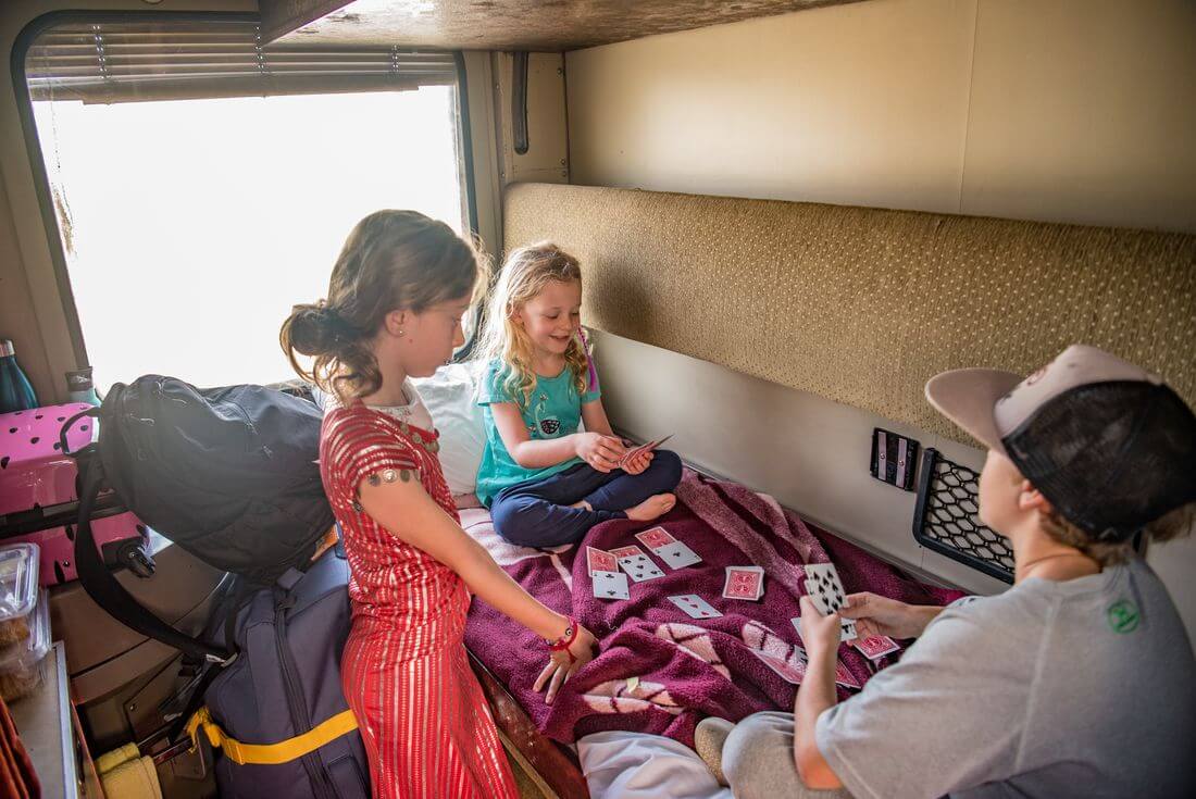 Take the overnight train on a Family trip to Egypt