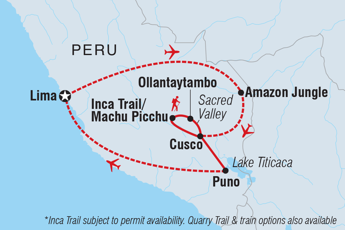 Map of Real Peru including Peru