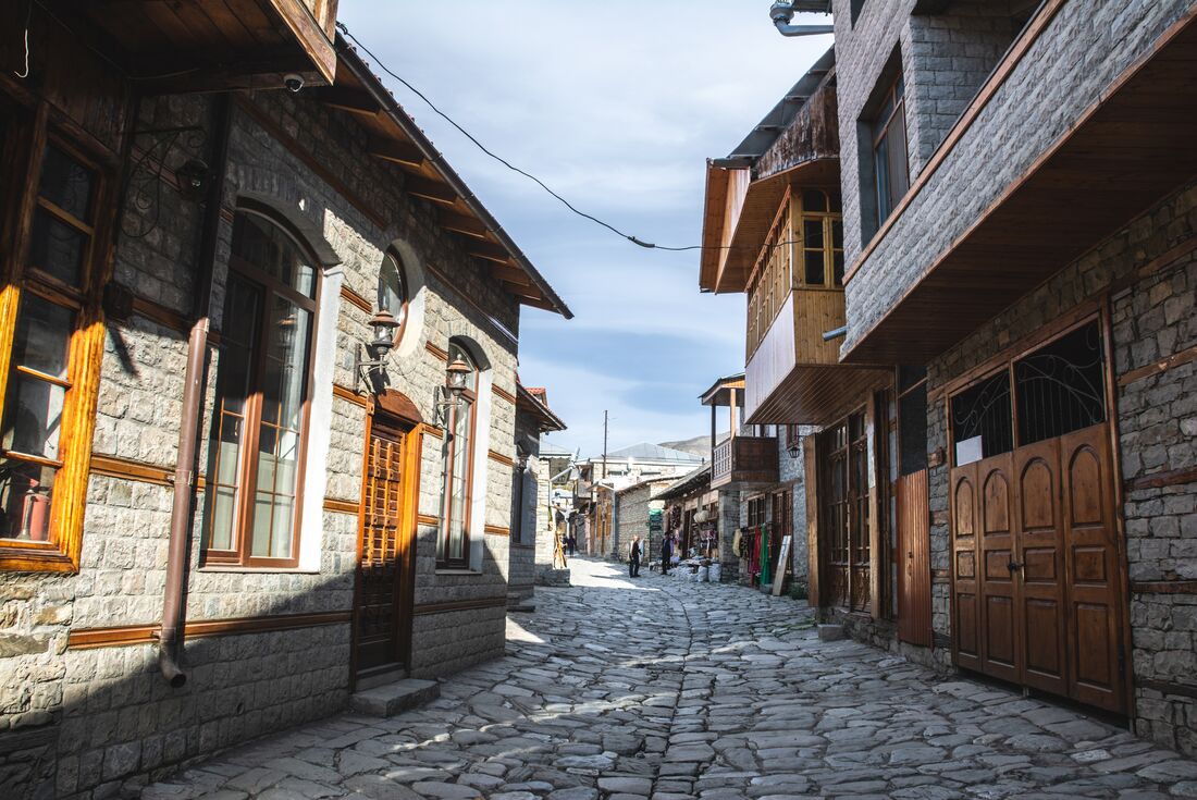 Cobbled streets of Lahij, one of the oldest settlements in Azerbaijan