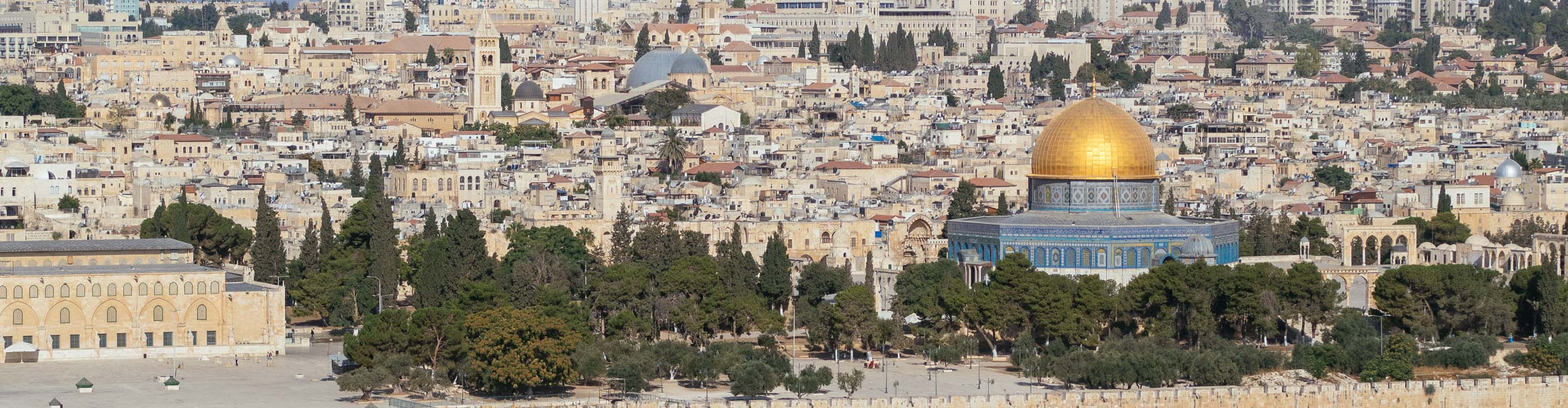  Landscape of Jerusalem with Golden Dome of the Rock