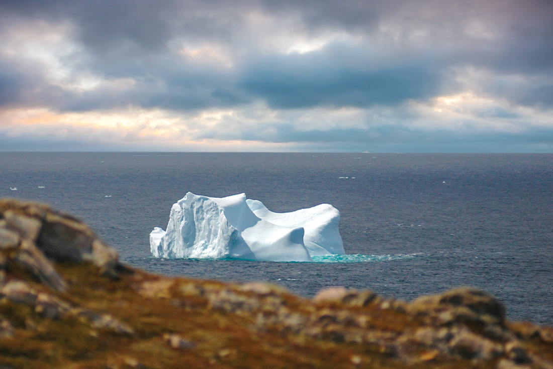 Iceberg in Iceberg Alley, Twillingate, Newfoundland & Labrador, Canada