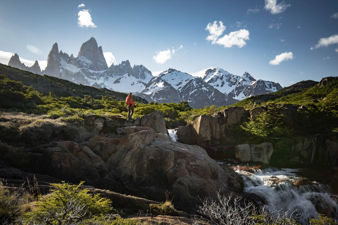 Monte Fitz Roy traveller, Patagonia, Argentina