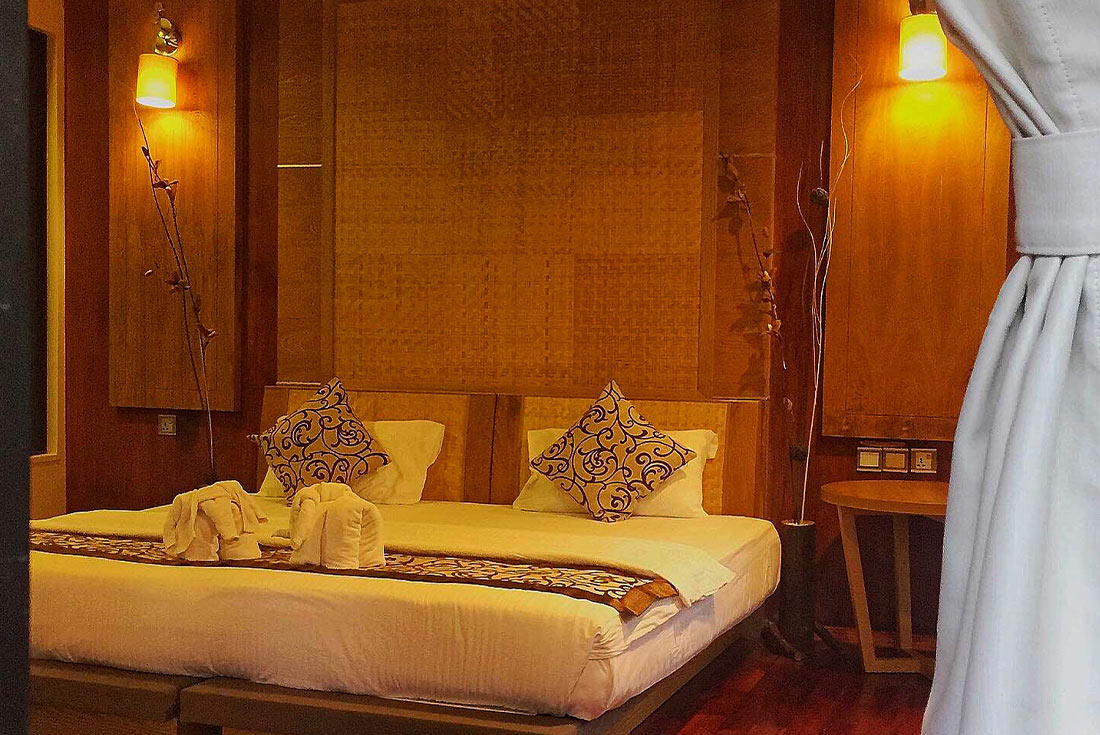 TMPB - Borneo Feature Stay: Kingabangtan Wetlands Resort twin room interior