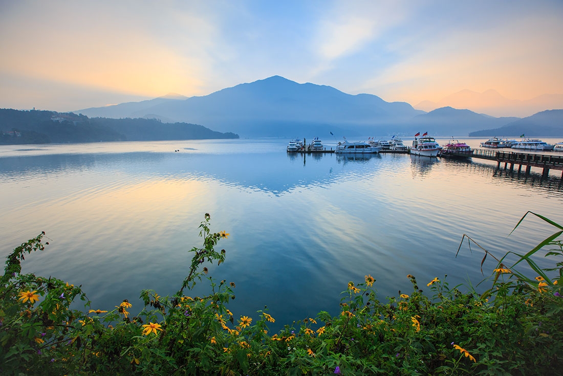 The spectacular Sun Moon Lake in Taiwan