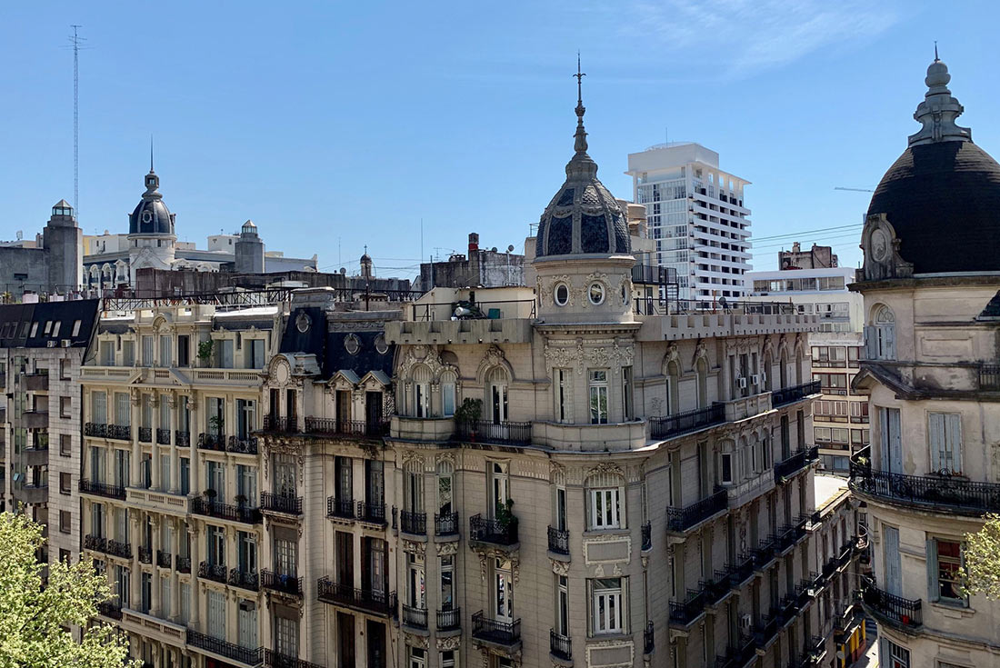 Buenos Aires Feature Stay: Tango de Mayo hotel rooftop view