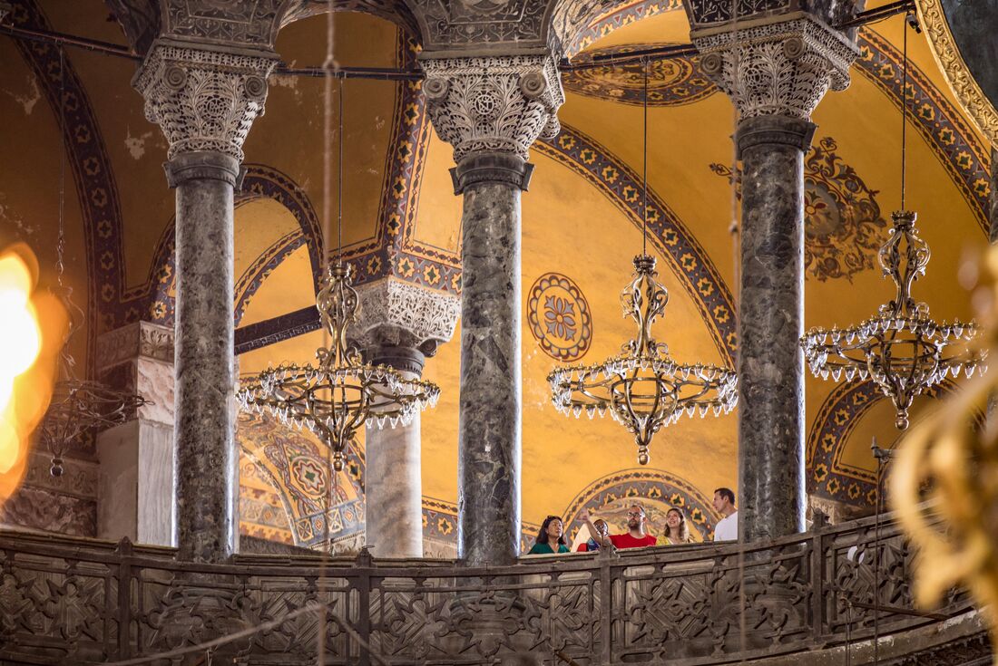 Expert local knowledge from your leader in Hagia Sophia Museum, Istanbul