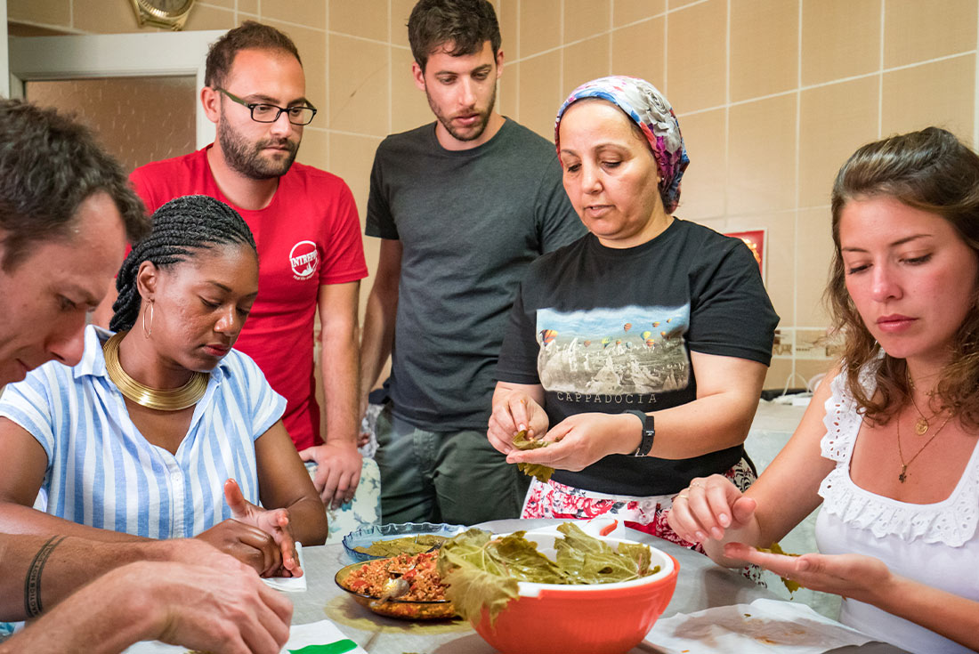 Group cooking class in Kusadasi, Turkey