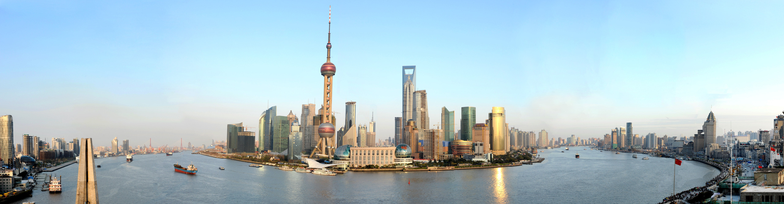 Day time skyline of Shanghai 