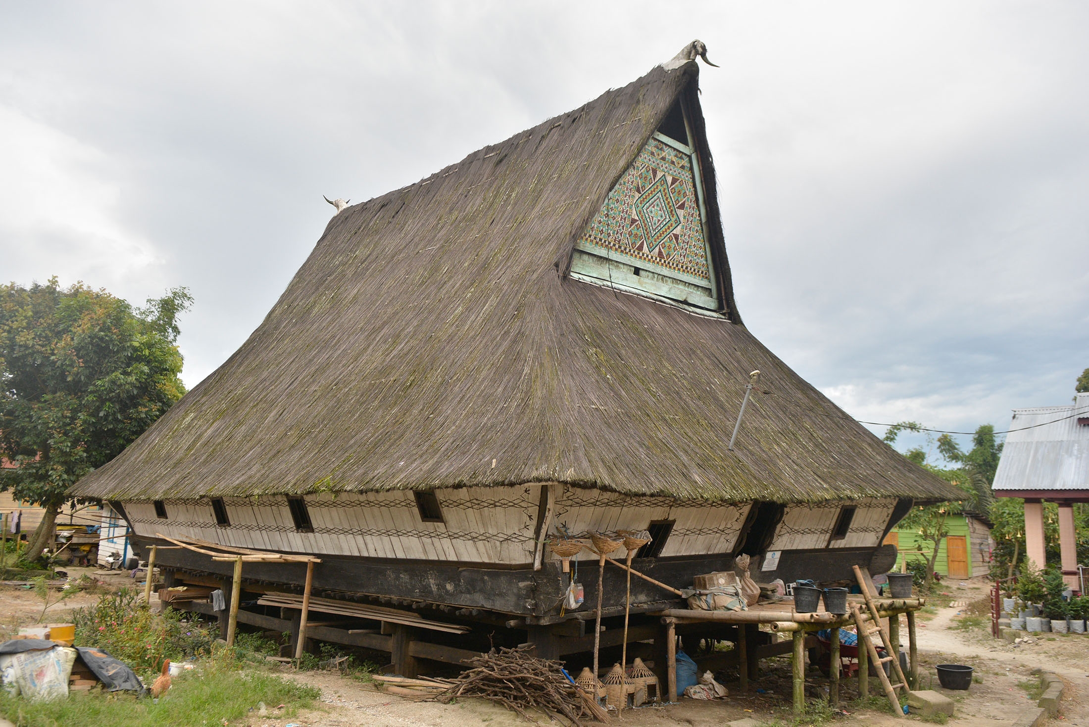 Traditional village in Dorkan, Indonesia 