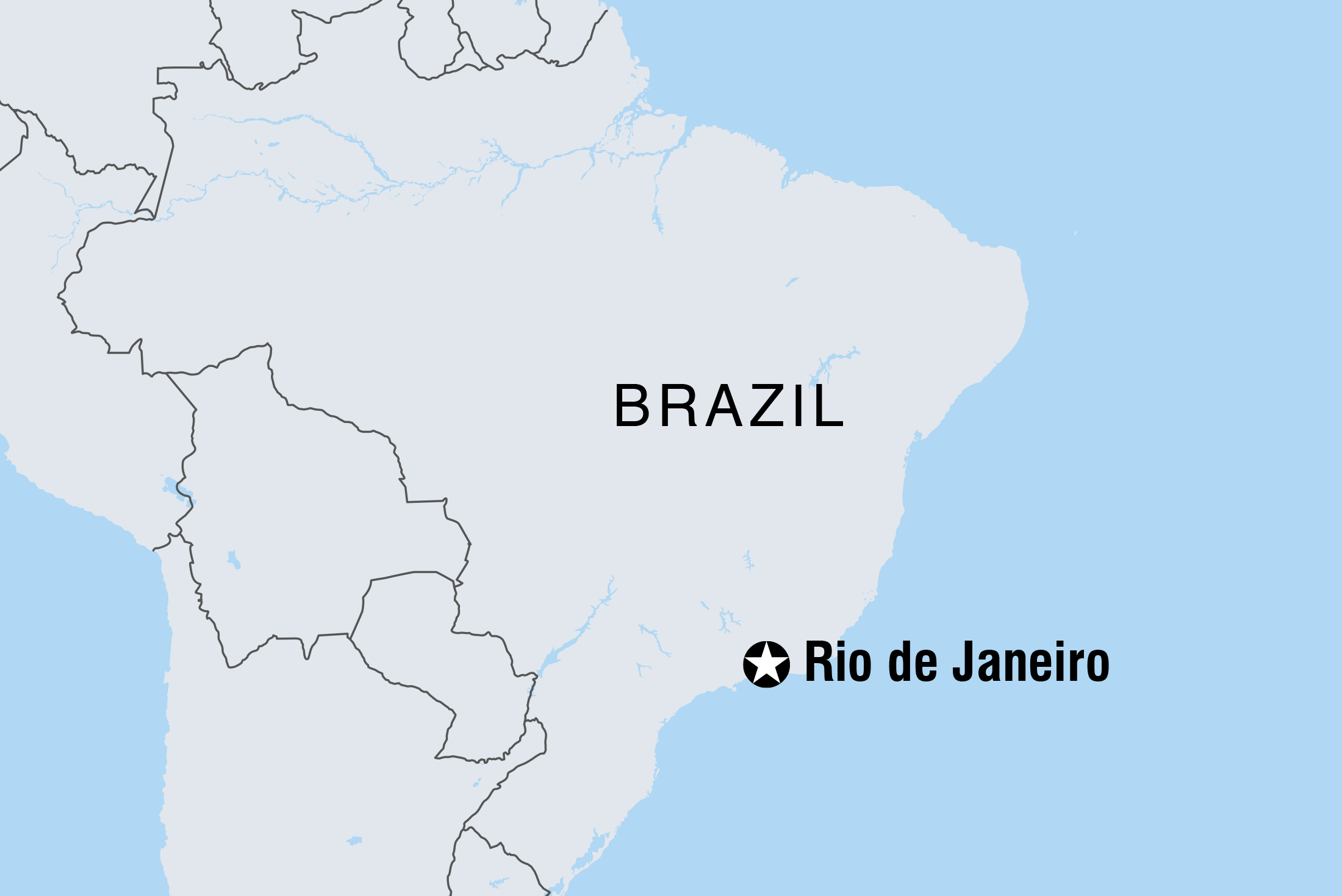 Map of Rio Carnival Experience including Brazil