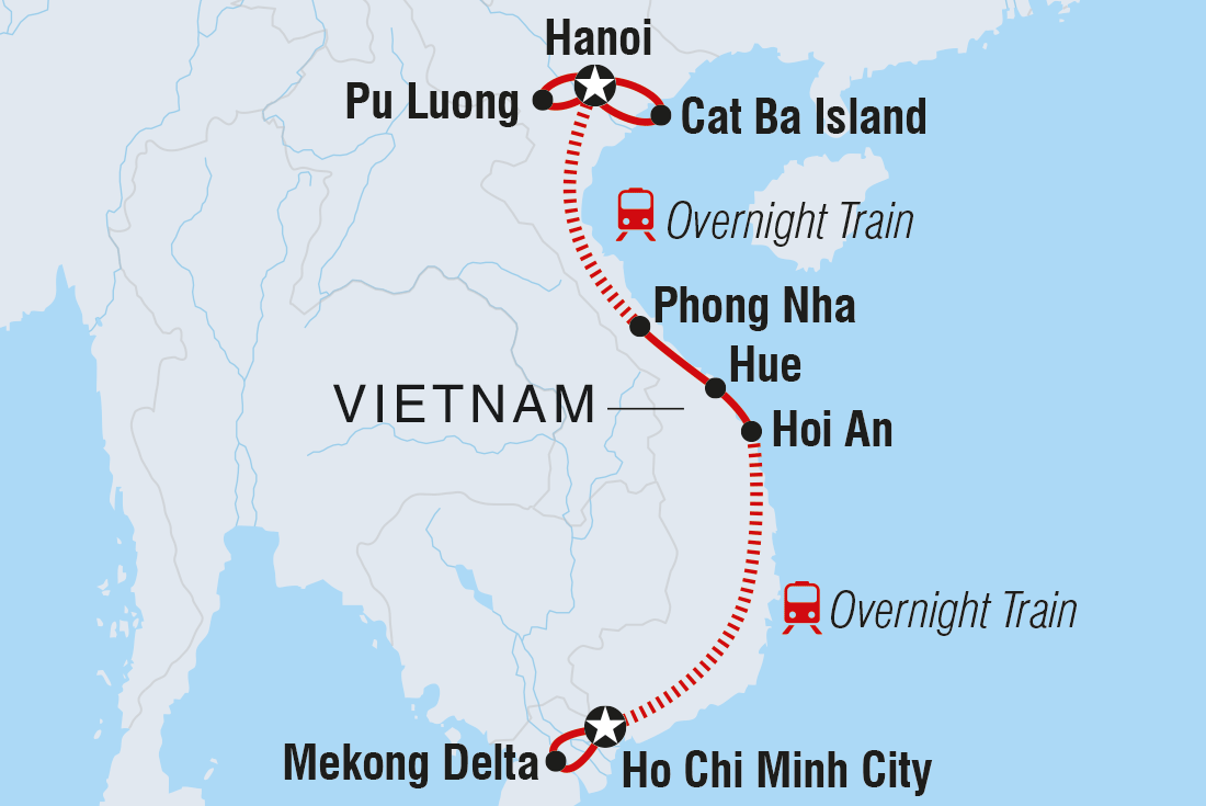 Map of Real Vietnam including Vietnam