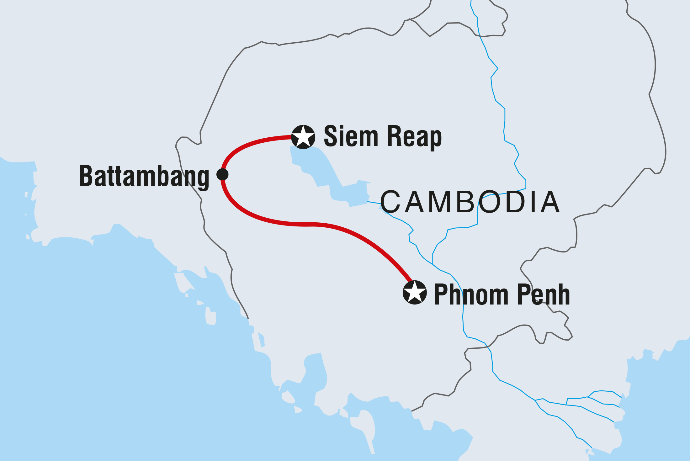 Map of Cambodia Family Holiday With Teenagers including Cambodia