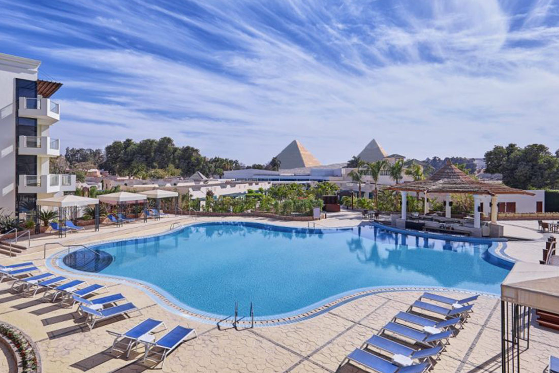 Egypt Accommodation: Movenpick resort in Aswan, view of the Nile