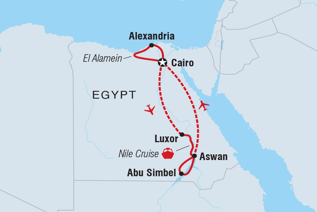 Map of Premium Egypt In Depth including Egypt