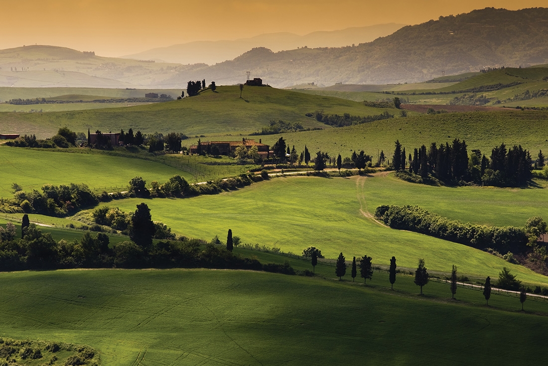 The amazing vistas of Tuscany await