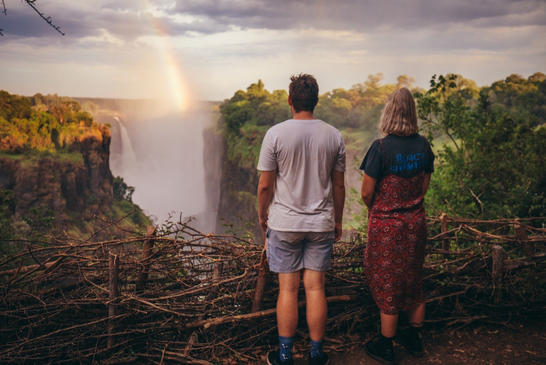 Enjoy the spectacular Victoria Falls in Zimbabwe