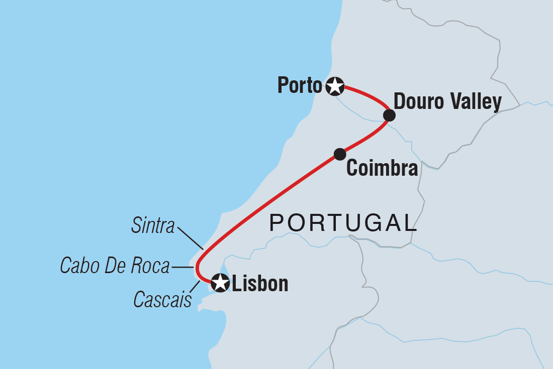 Map of Premium Portugal including Portugal