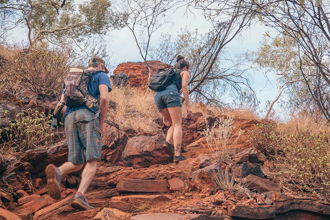 Hiking in Western Australia's Karijini National Park