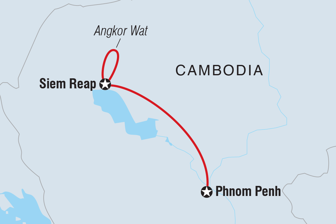 Map of Premium Cambodia including Cambodia