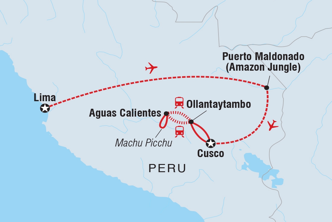 Map of Premium Peru including Peru