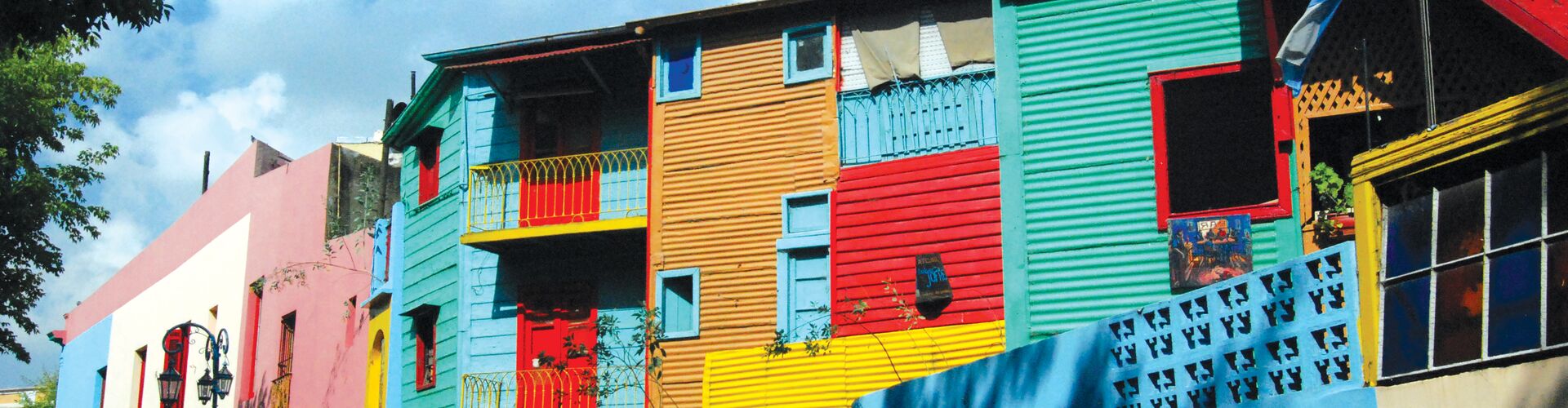 Colourful houses in Buenos Aires
