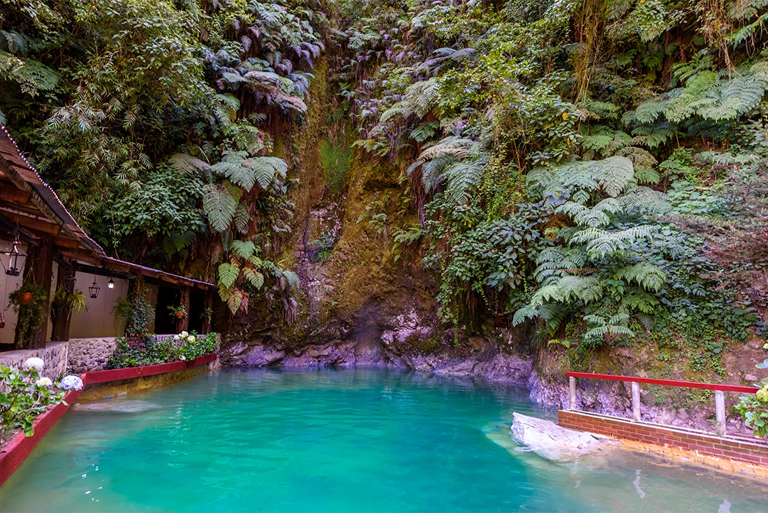 Funtes Georginas hot springs, Xela, Guatemala