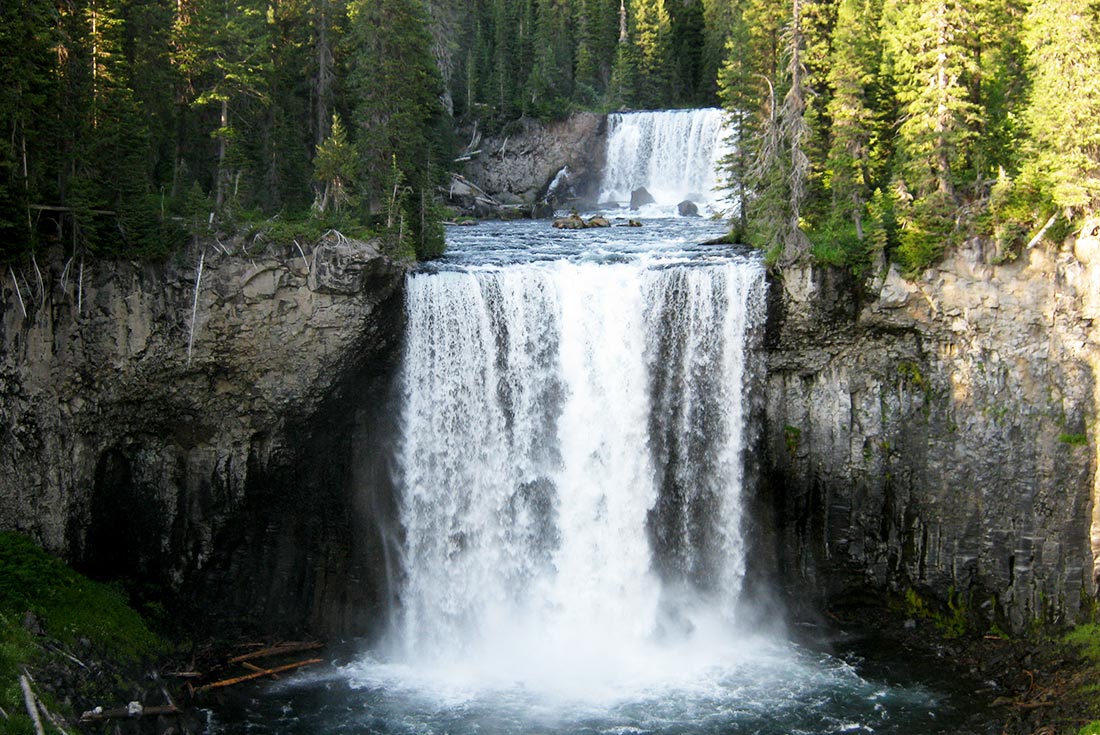 Gorgeous waterfalls in Yellowstone NP, USA
