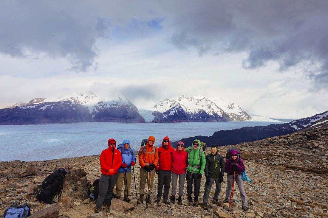Group in Torres del Paine, Patagonia