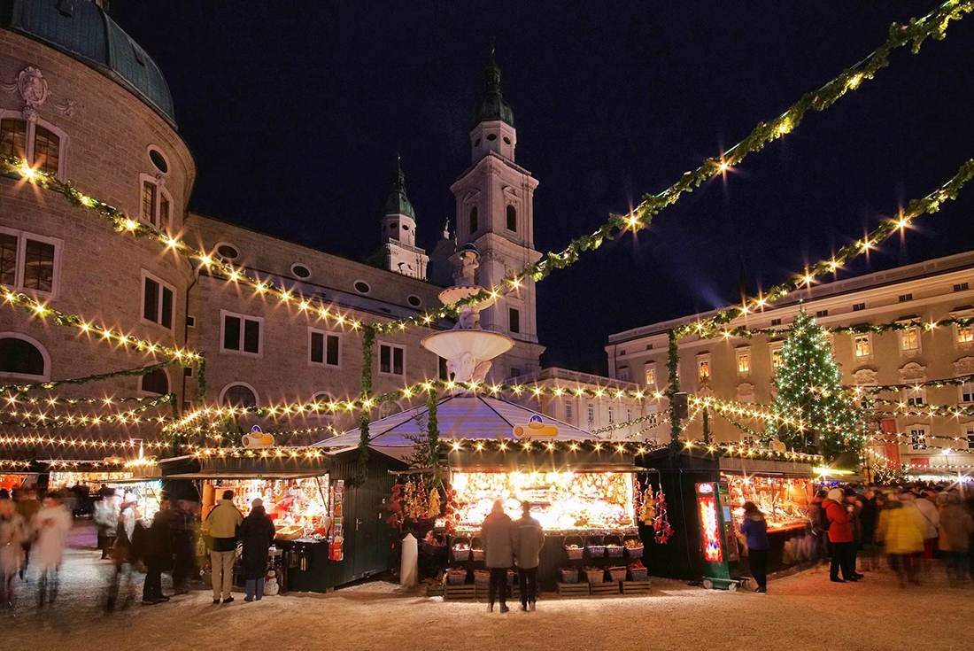 Austria Salzburg Christmas market