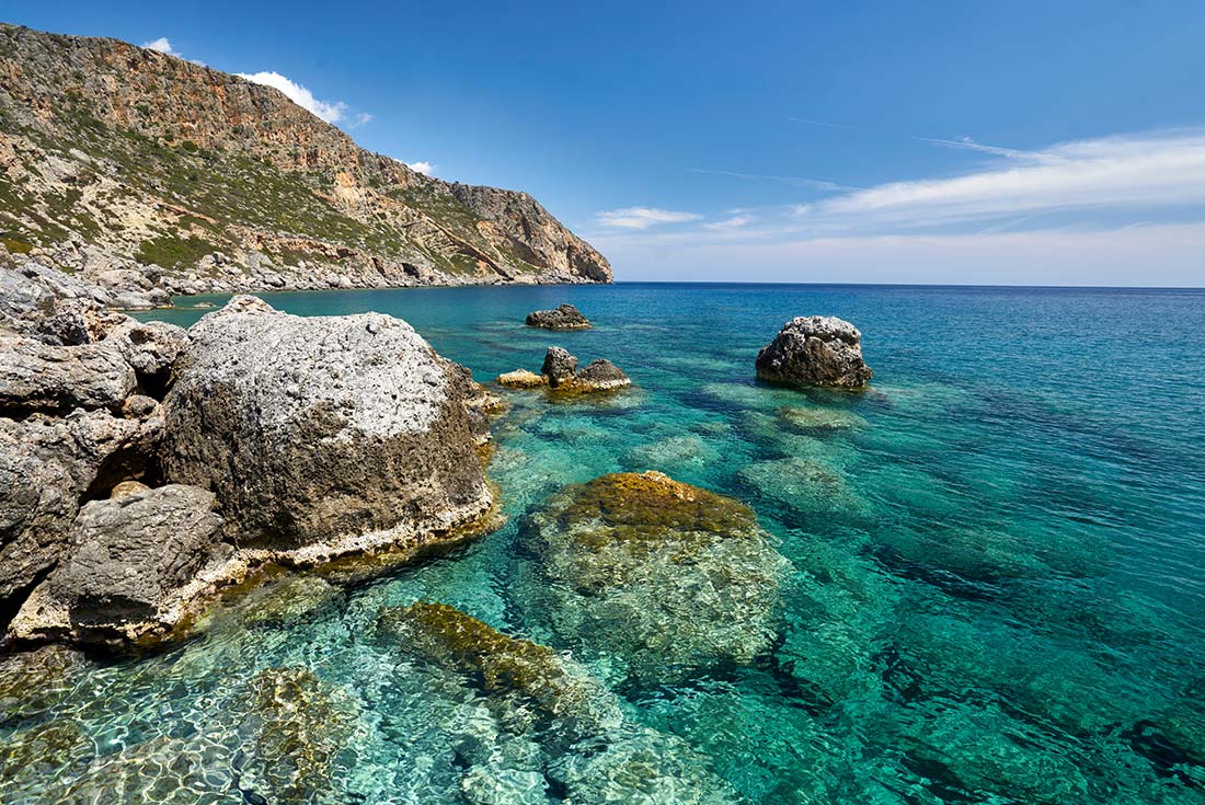 ZLSA - Clear Blue Waters of Lissos Beach Crete